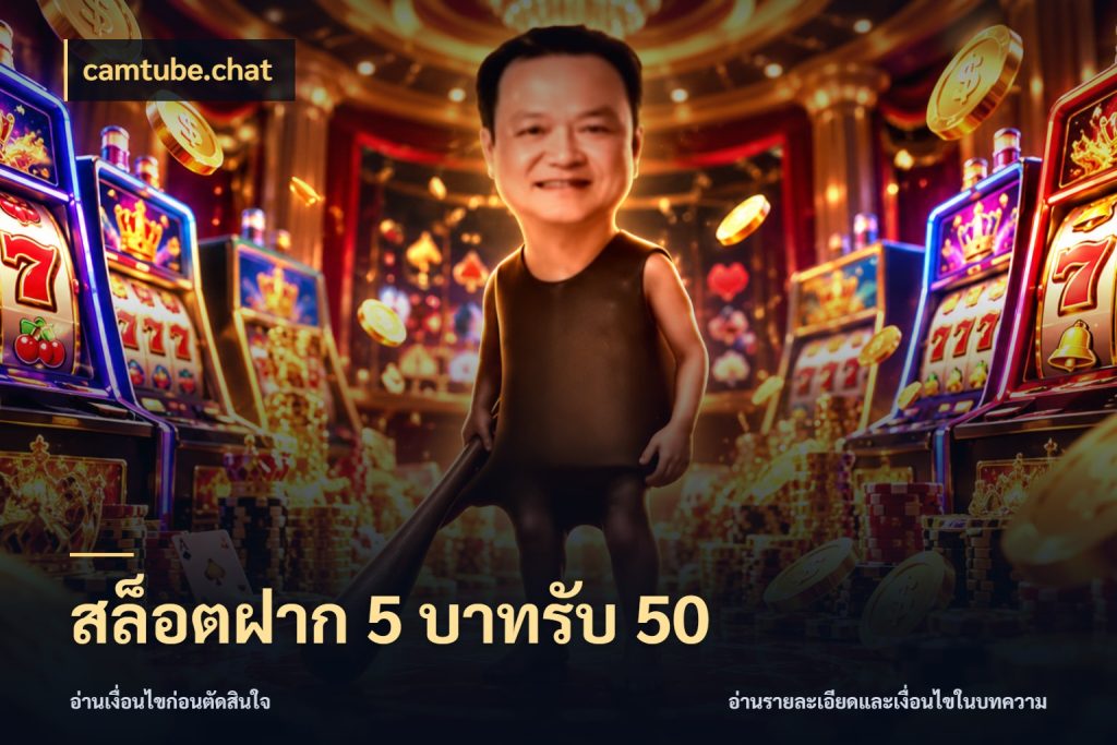 สล็อตฝาก 5 บาทรับ 50 รูปแบบโบนัสกับสิทธิ์ของสายเกม ในมุม camtube.chat