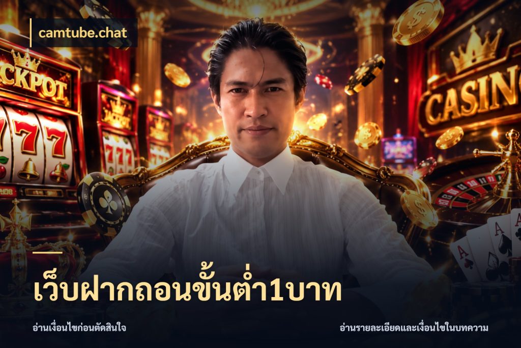 เว็บฝากถอนขั้นต่ำ1บาท มุมสนุกของคนที่กำหนดขอบเขตตัวเอง สไตล์ camtube.chat