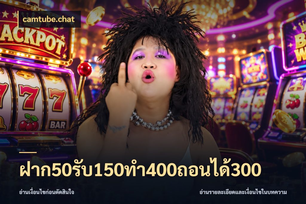 ฝาก50รับ150ทํา400ถอนได้300 camtube.chat ยอดฝากและยอดรับในมุมของคนชอบลุ้น