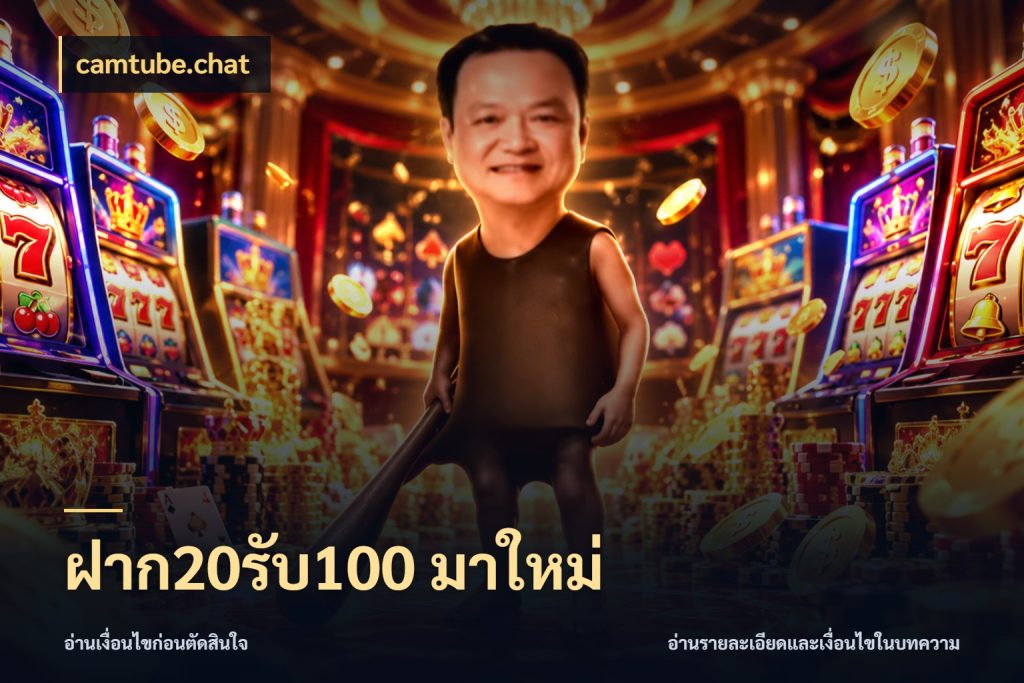 ฝาก20รับ100 มาใหม่ ยอดฝากและยอดรับในมุมของคนชอบลุ้น สไตล์ camtube.chat