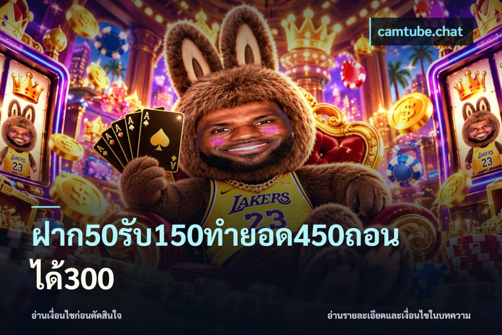 ฝาก50รับ150ทำยอด450ถอนได้300