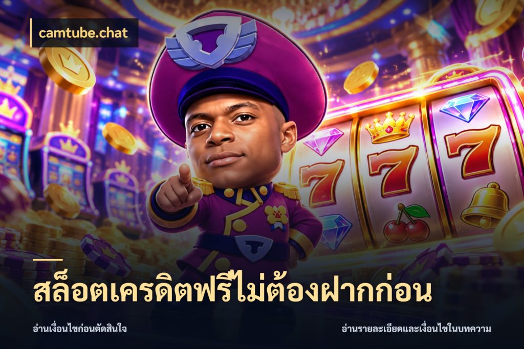 สล็อตเครดิตฟรีไม่ต้องฝากก่อน รู้จักยอดและขอบเขตของเครดิตฟรี กับ camtube.chat
