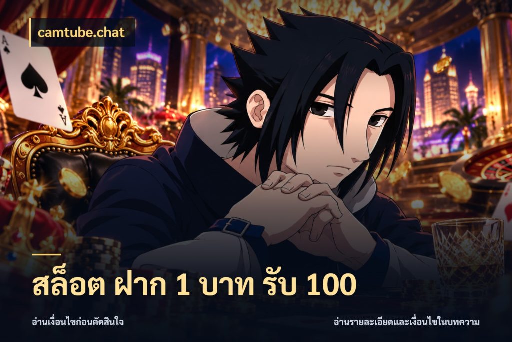 สล็อต ฝาก 1 บาท รับ 100 รูปแบบโบนัสกับสิทธิ์ของสายเกม ในมุม camtube.chat