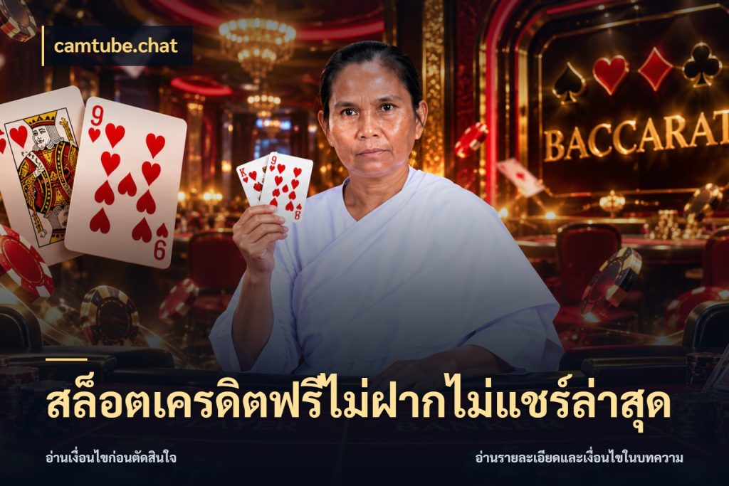 สล็อตเครดิตฟรีไม่ฝากไม่แชร์ล่าสุด จากชื่อเครดิตฟรีสู่ความสนุกที่เข้าใจได้ ในมุม camtube.chat