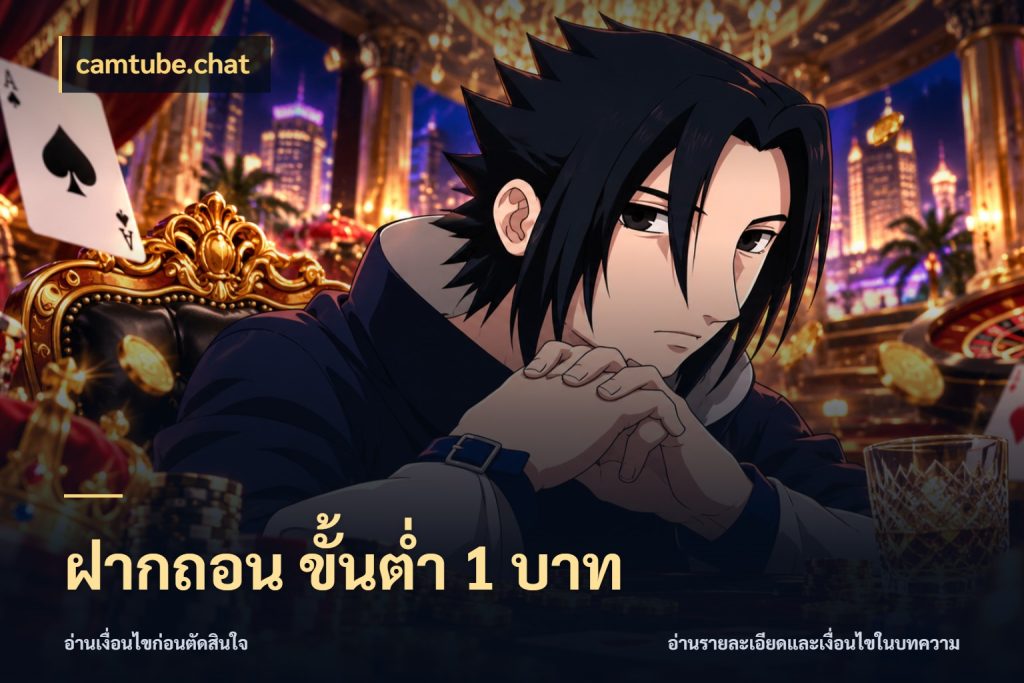 ฝากถอน ขั้นต่ำ 1 บาท เปิดมุมยอดเริ่มต้นสำหรับคนชอบเกม กับ camtube.chat