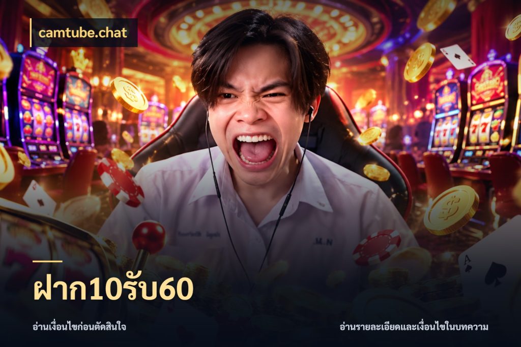ฝาก10รับ60 camtube.chat สีสันของโปรฝากและยอดรับ