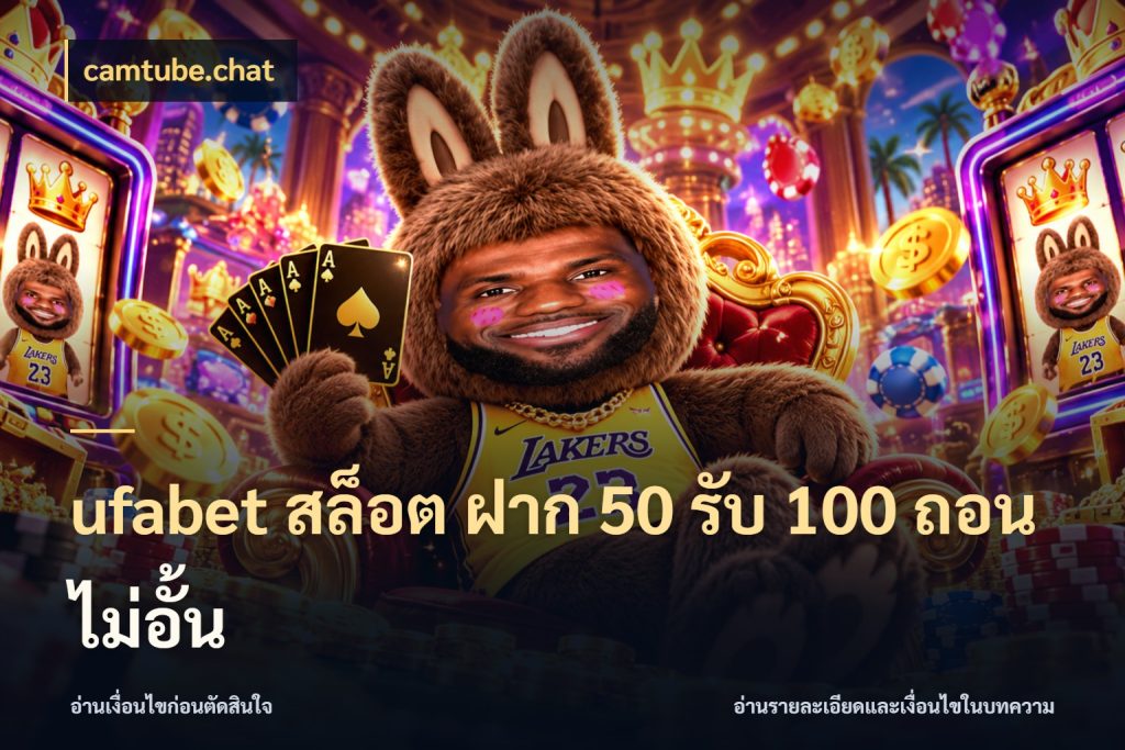 ufabet สล็อต ฝาก 50 รับ 100 ถอนไม่อั้น จุดเด่นของเครดิตที่คนชอบเกมอยากรู้ กับ camtube.chat